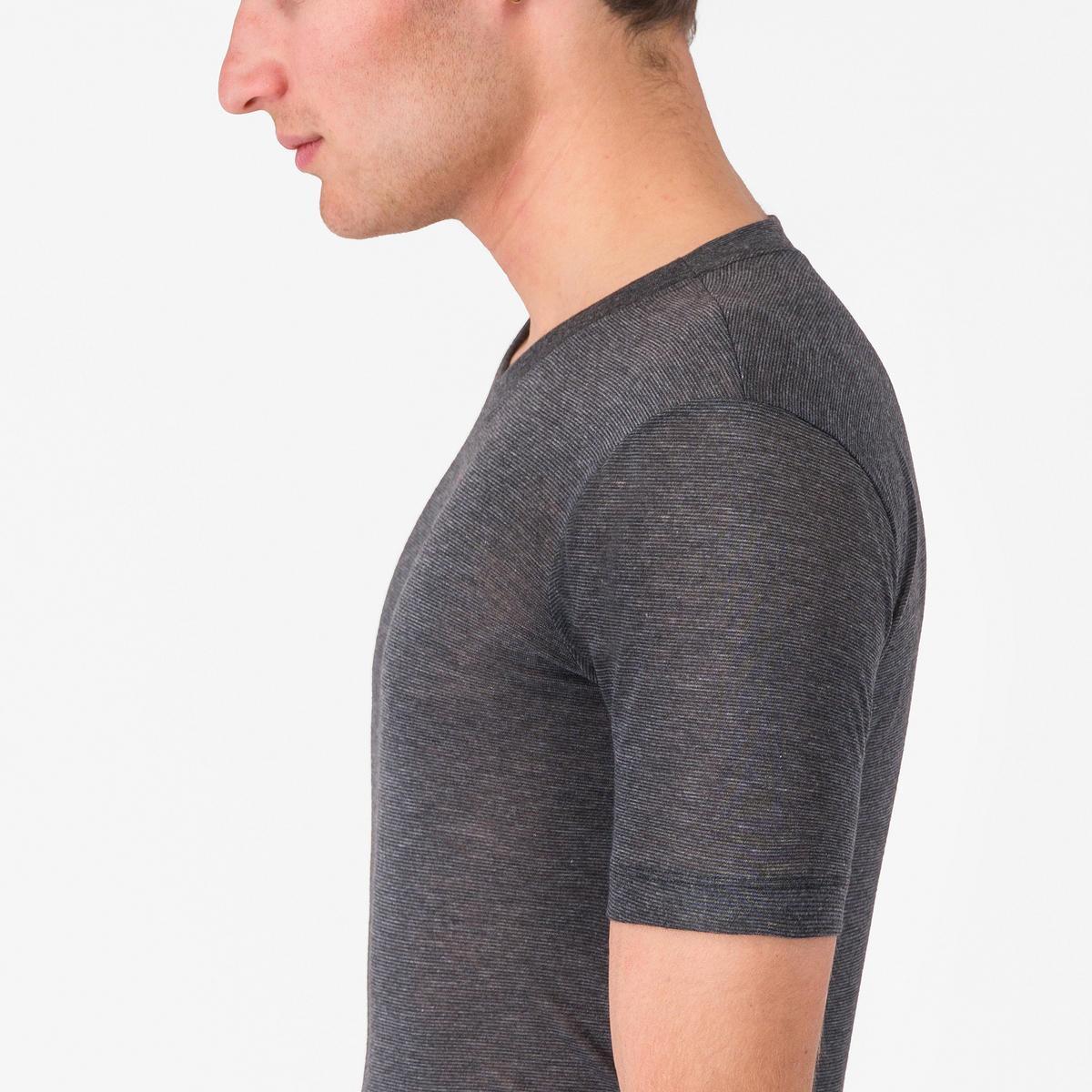 CASTELLI MEDIO BASE LAYER SS MELANGE GRAY
