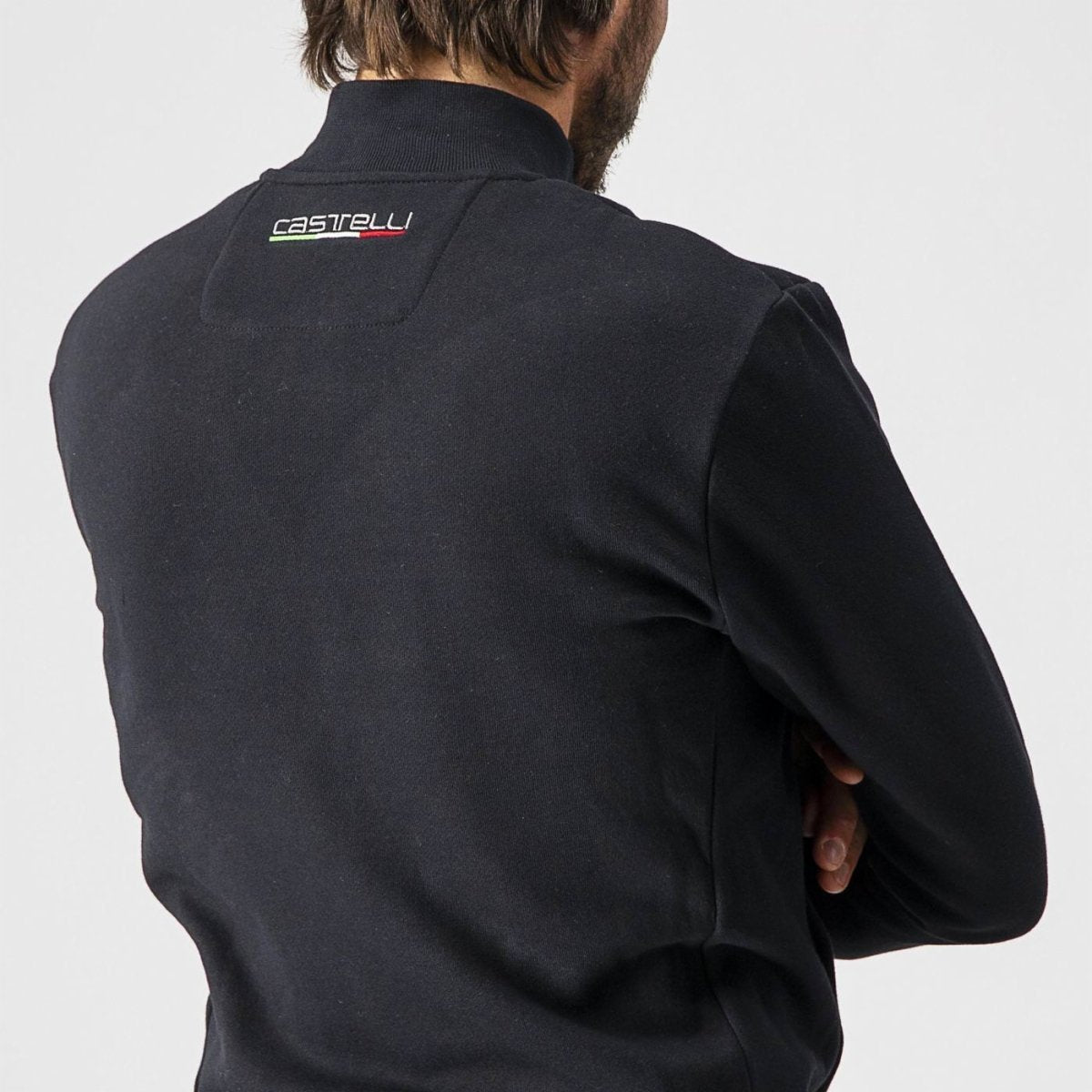 CASTELLI MILANO TRACK JACKET BLACK