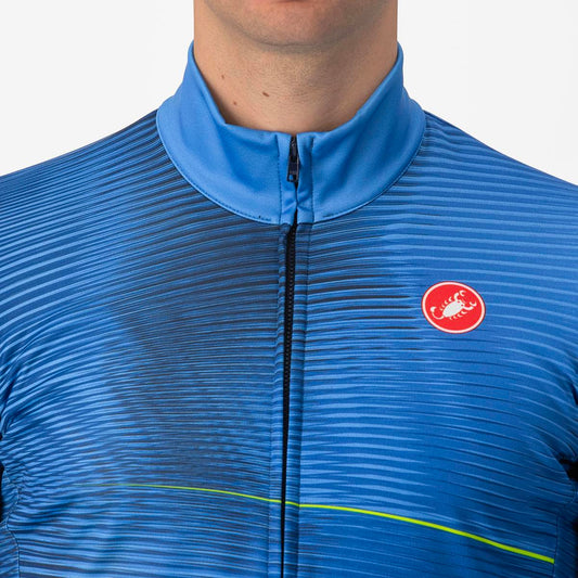 CASTELLI RAFFICA LS JERSEY MEDITERRANEAN BLUE