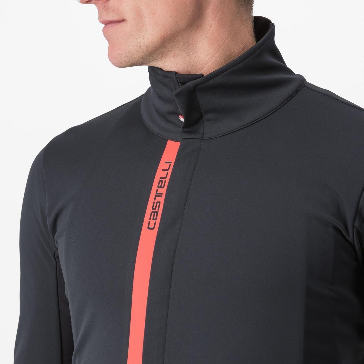CASTELLI ENTRATA JACKET LIGHT BLACK/RED