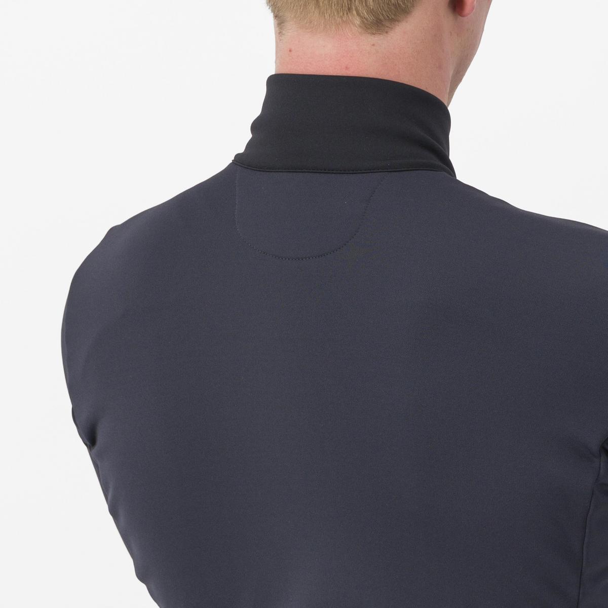 CASTELLI ENTRATA THERMAL JERSEY LIGHT BLACK/RED