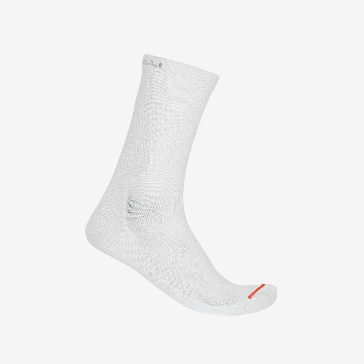 CASTELLI A/C 18 SOCK WHITE