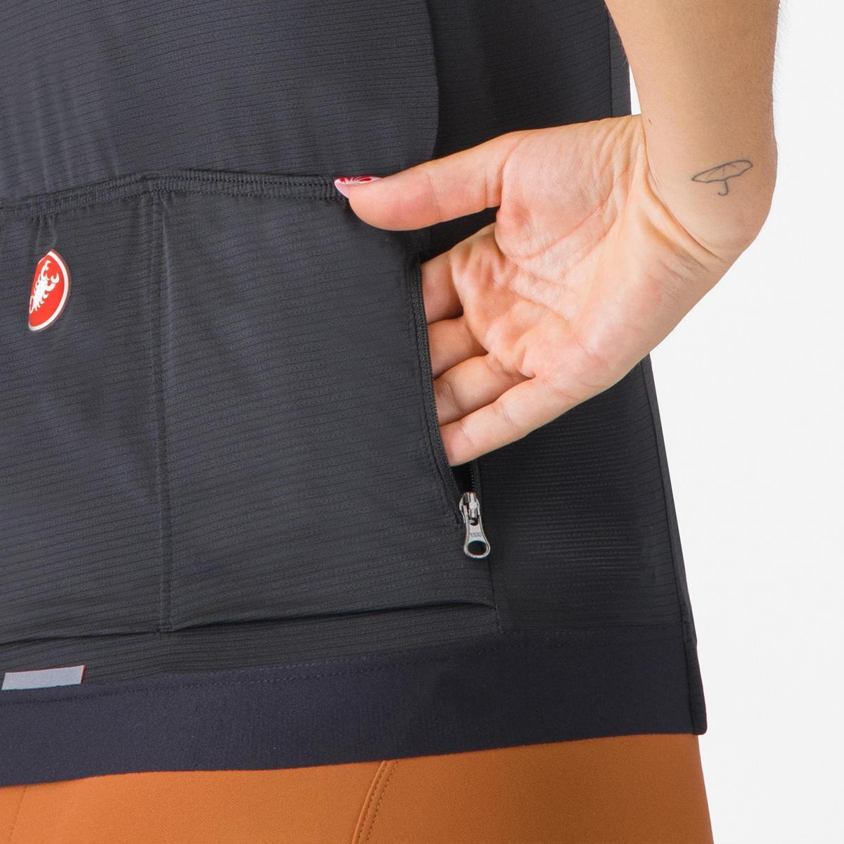 CASTELLI ESPRESSO W JERSEY LIGHT BLACK