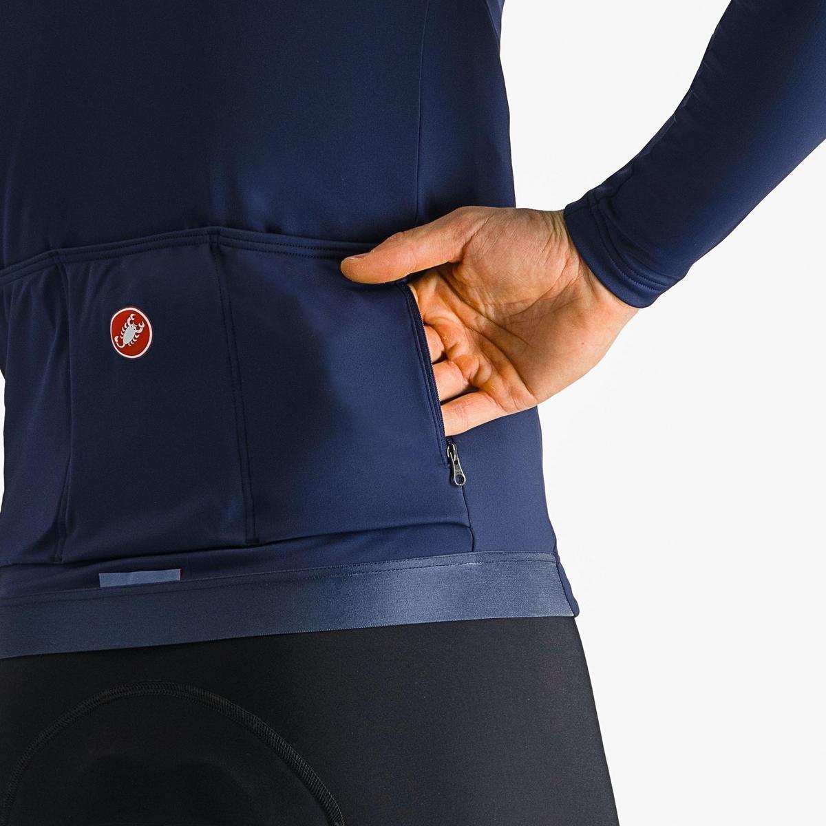 CASTELLI ESPRESSO THERMAL JERSEY BELGIAN BLUE