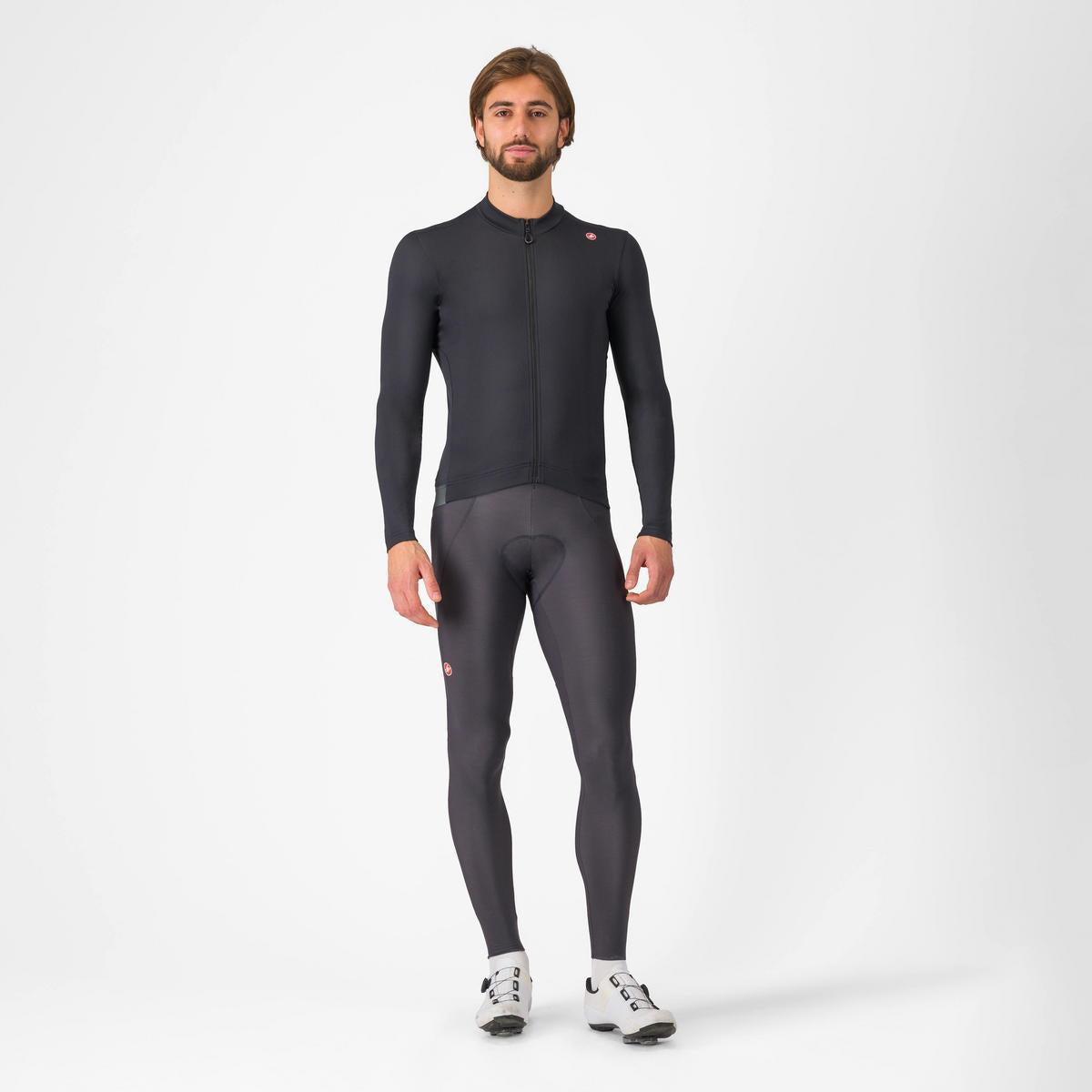 CASTELLI ESPRESSO THERMAL JERSEY LIGHT BLACK