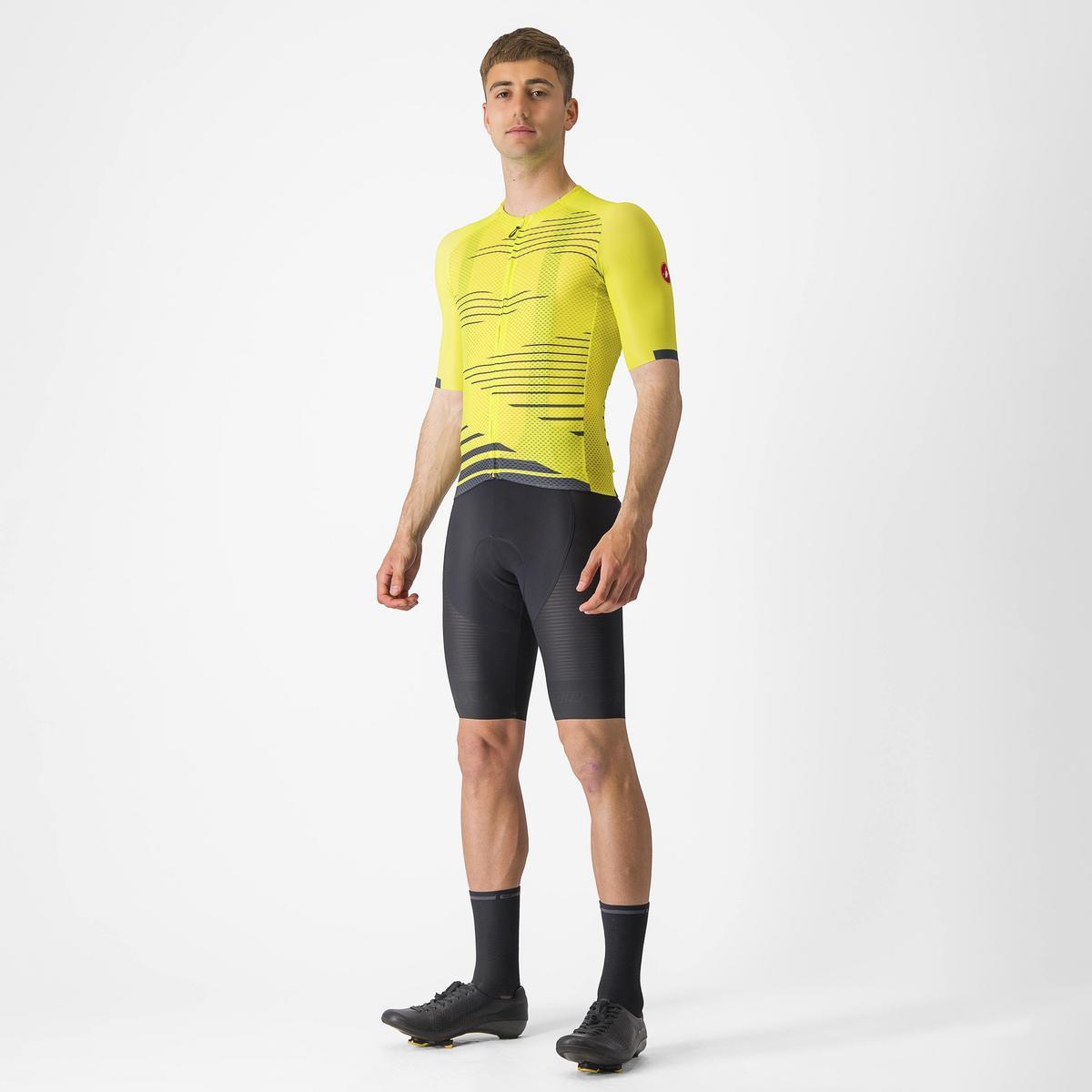 CASTELLI CLIMBER'S 4.0 JERSEY SULPHUR/TWILIGHT BLUE