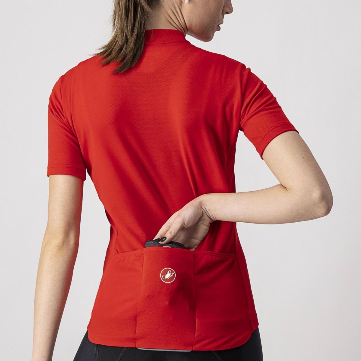 CASTELLI SQUADRA STRETCH W JACKET LIGHT BLACK/DARK GRAY