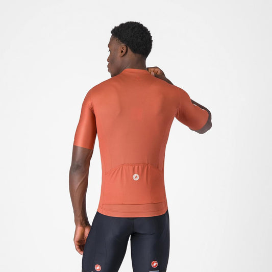 CASTELLI ENTRATA APEX JERSEY PAPRIKA/SILVER MOON