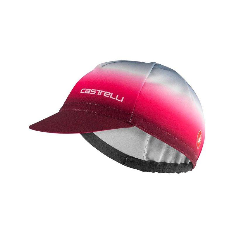 CASTELLI DOLCE CAP LIGHT STEEL BLUE/BORDEAUX UNI S+D