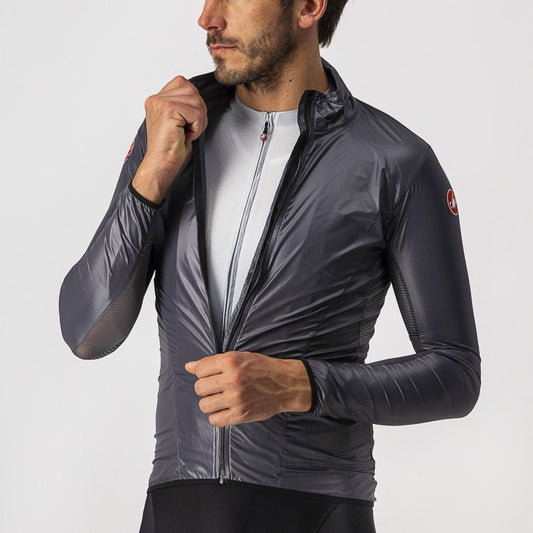 CASTELLI ARIA SHELL JACKET DARK GRAY