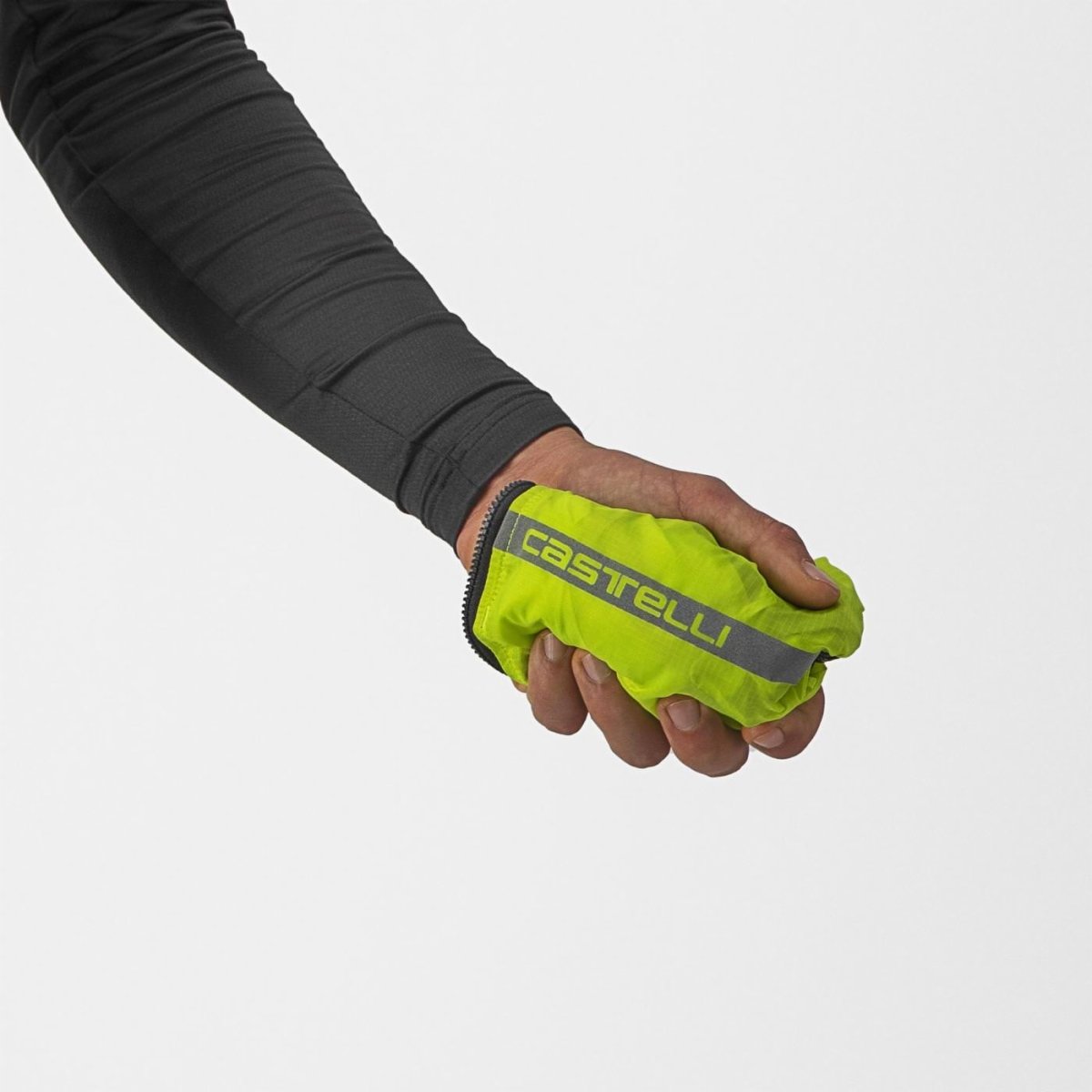 CASTELLI SQUADRA STRETCH VEST ELECTRIC LIME/DARK GRAY