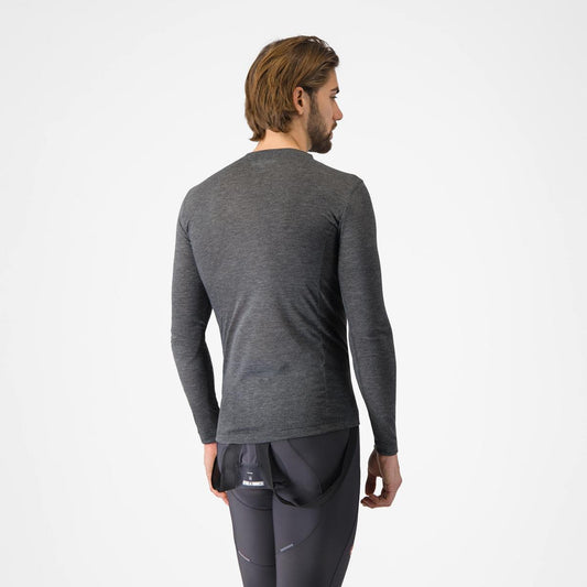 CASTELLI MEDIO BASE LAYER LS MELANGE GRAY
