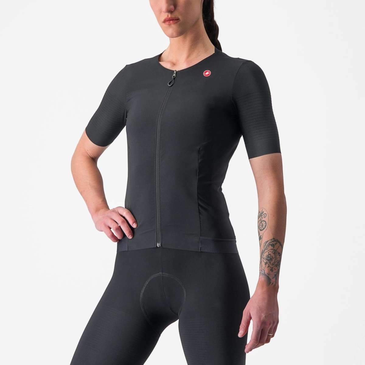 CASTELLI PREMIO WOMENS JERSEY LIGHT BLACK