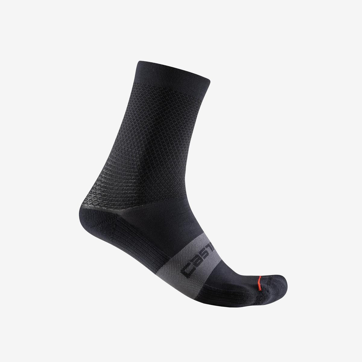 CASTELLI ESPRESSO WOMENS 12 SOCK BLACK