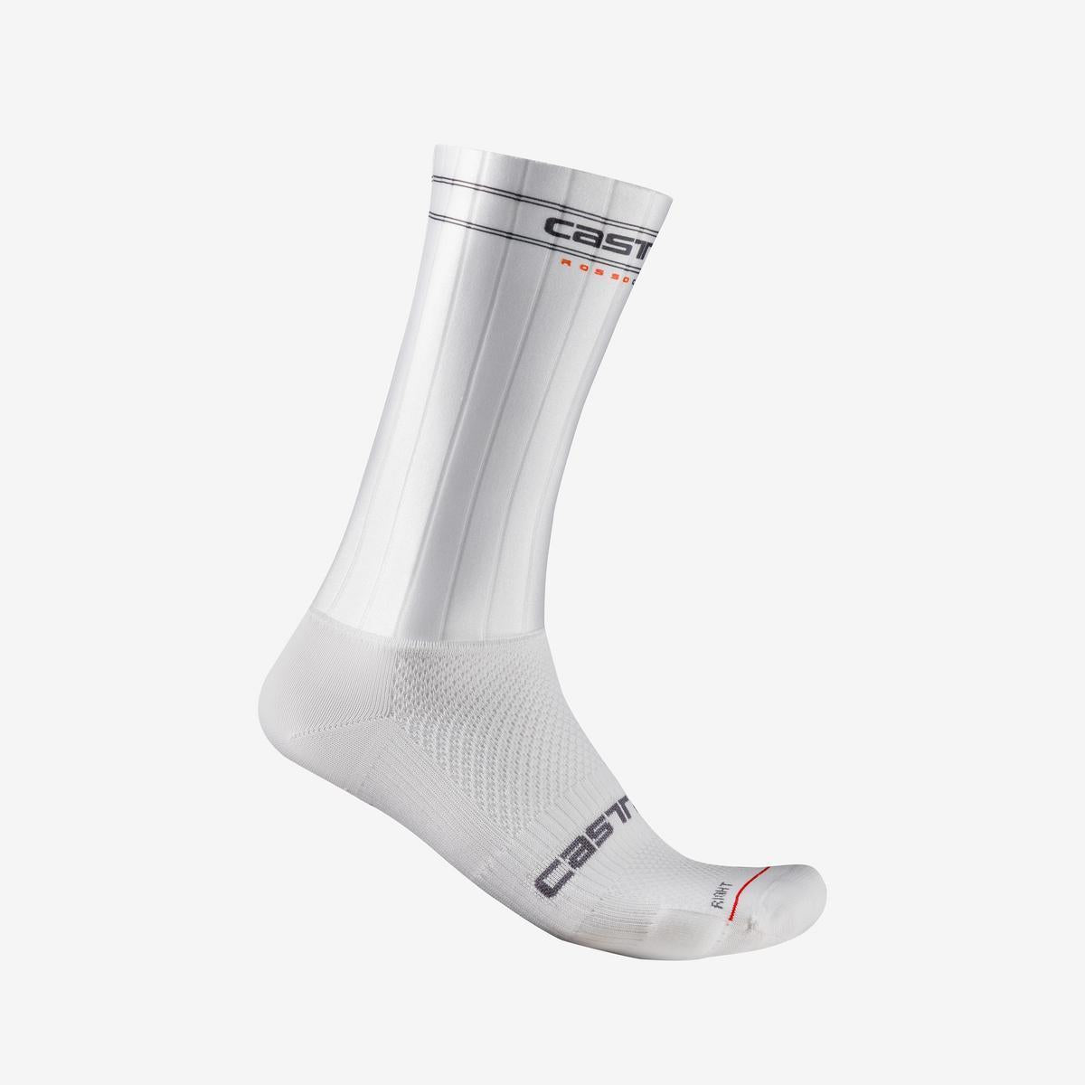 CASTELLI FAST FEET 3 SOCK WHITE
