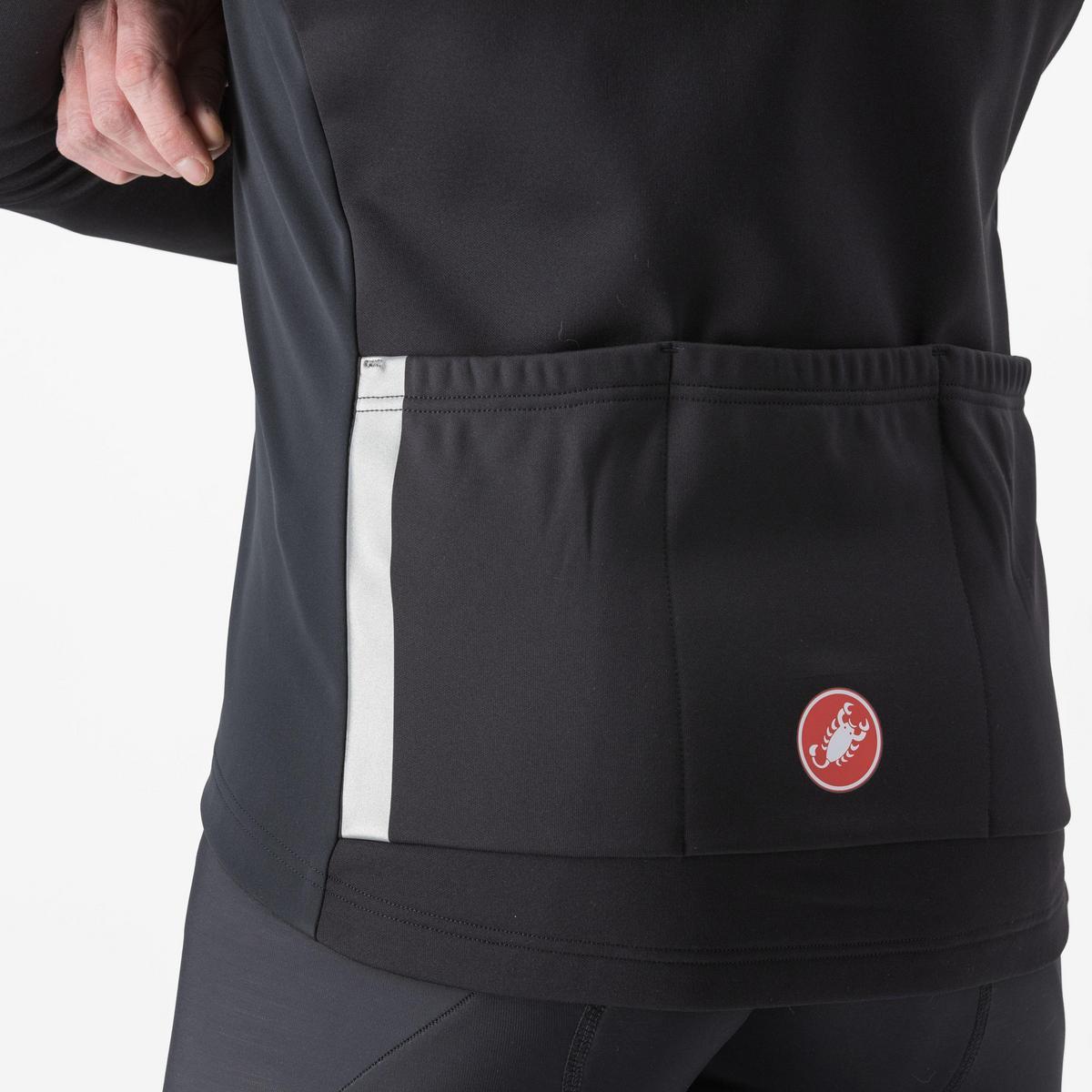 CASTELLI ENTRATA JACKET LIGHT BLACK/RED