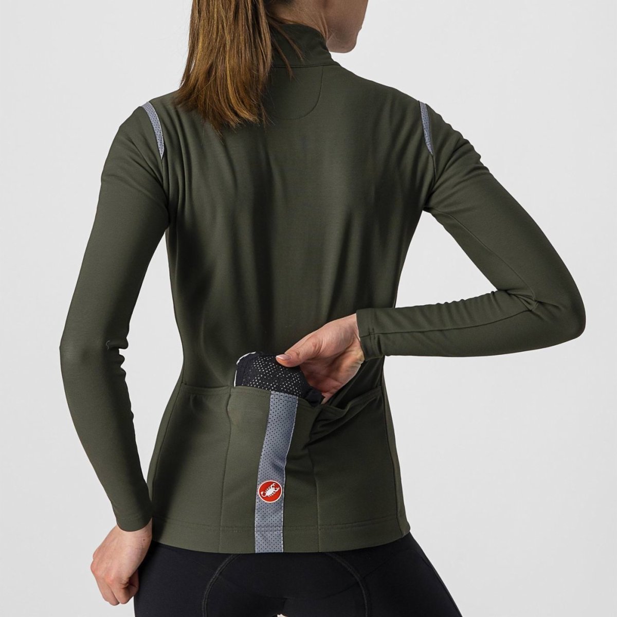 CASTELLI EMERGENCY 2 WOMENS RAIN JACKET LIGHT BLACK