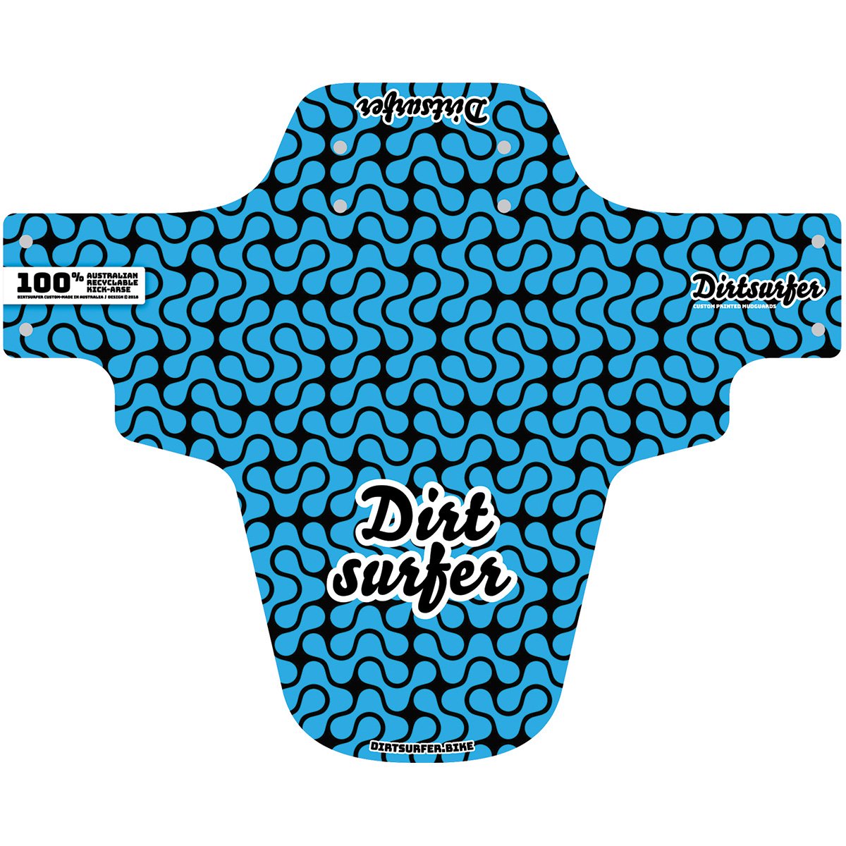 DIRTSURFER MUDGUARD - LAVA LAMP BLUE