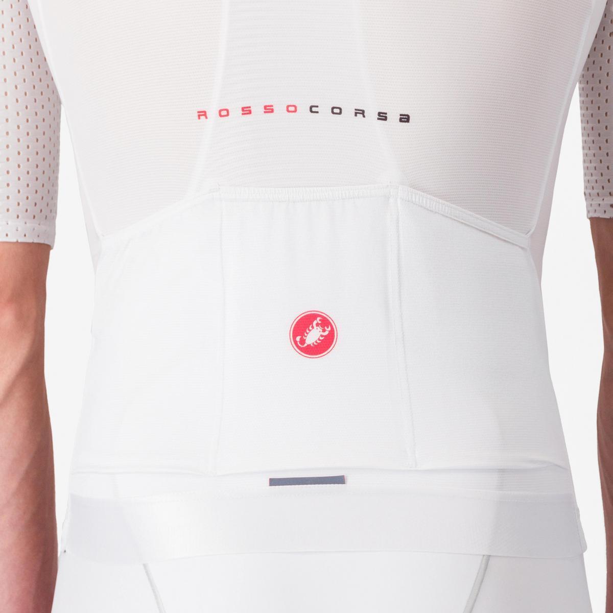 CASTELLI AERO RACE 8S JERSEY WHITE