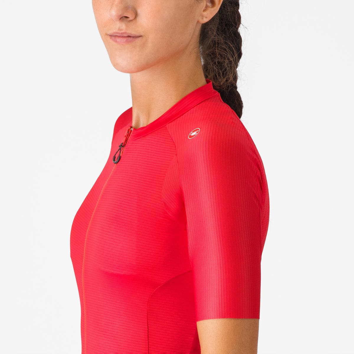 CASTELLI ESPRESSO W JERSEY HIBISCUS/DARK GRAY
