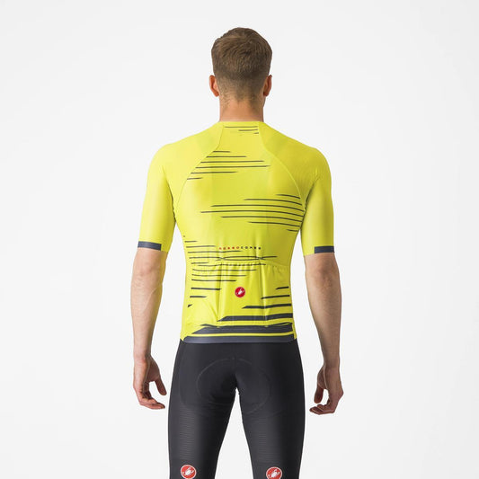 CASTELLI CLIMBER'S 4.0 JERSEY SULPHUR/TWILIGHT BLUE