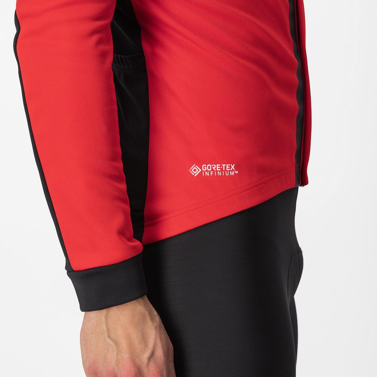 CASTELLI ENTRATA JACKET RED/BLACK LIGHT BLACK