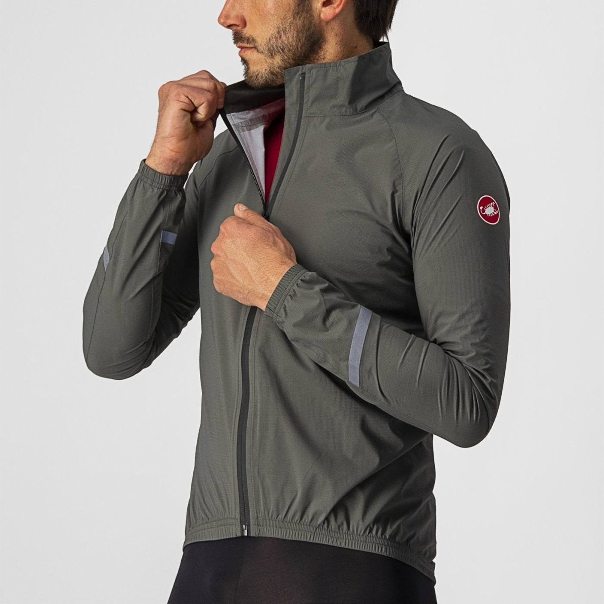CASTELLI EMERGENCY 2 RAIN JACKET MILITARY GREEN