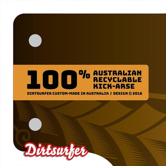 DIRTSURFER MUDGUARD - TIKI ORANGE