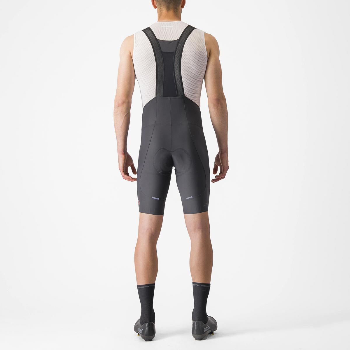 CASTELLI ESPRESSO BIBSHORT DARK GRAY
