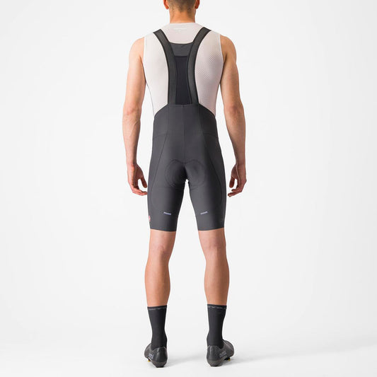 CASTELLI ESPRESSO BIBSHORT DARK GRAY