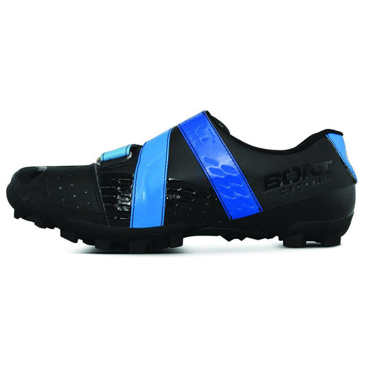 BONT RIOT MTB+ BLACK & BLUE STANDARD FIT