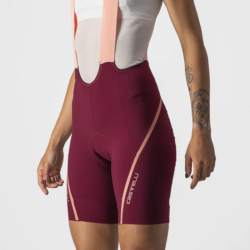 CASTELLI VELOCISSIMA 3 BIBSHORT BORDEAUX & BLUSH