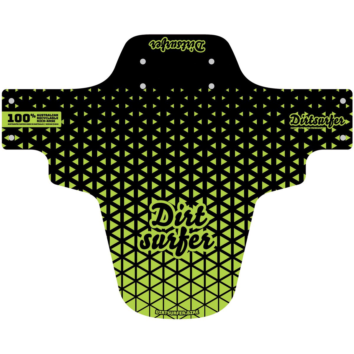 DIRTSURFER MUDGUARD - SPEEDGRID LIME