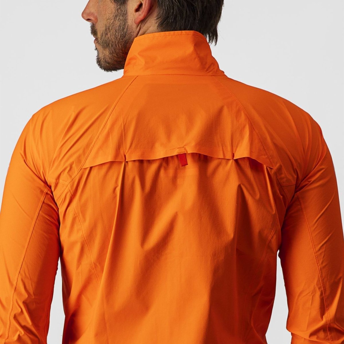 CASTELLI EMERGENCY 2 RAIN JACKET BRILLIANT ORANGE
