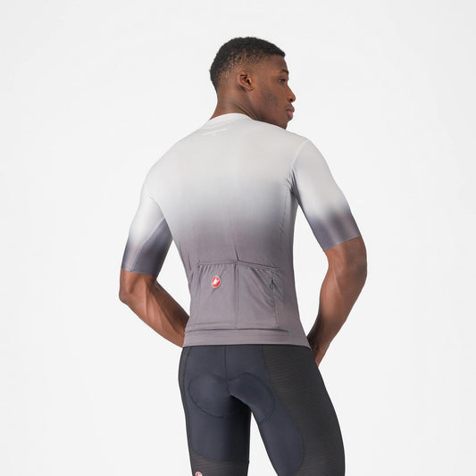 CASTELLI UPF JERSEY SILVER GRAY