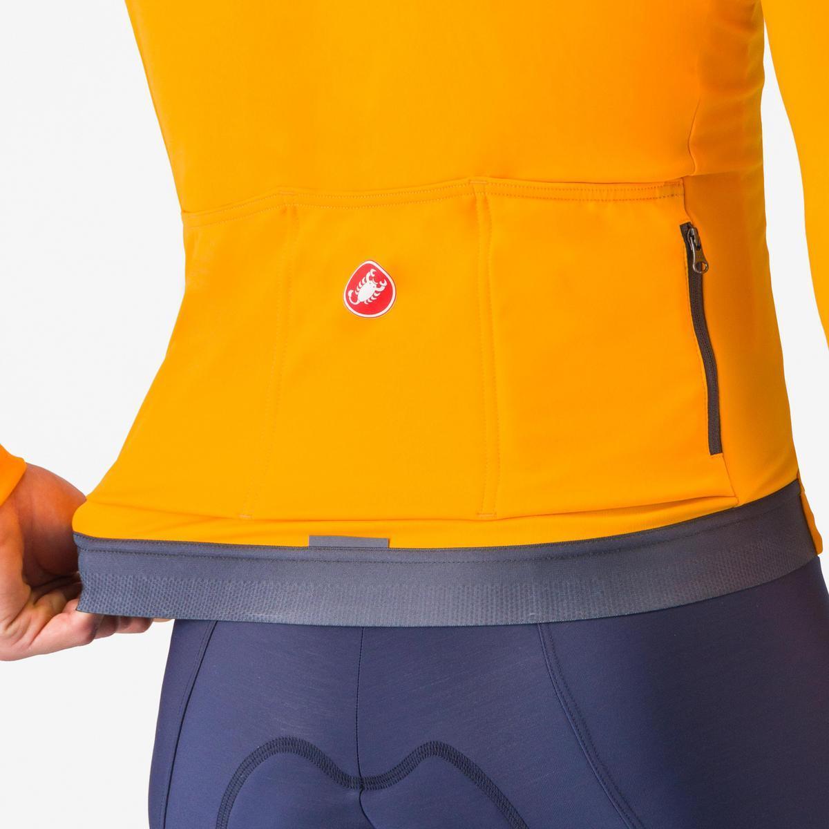 CASTELLI ESPRESSO THERMAL JERSEY ViVID ORANGE/DARK GRAY