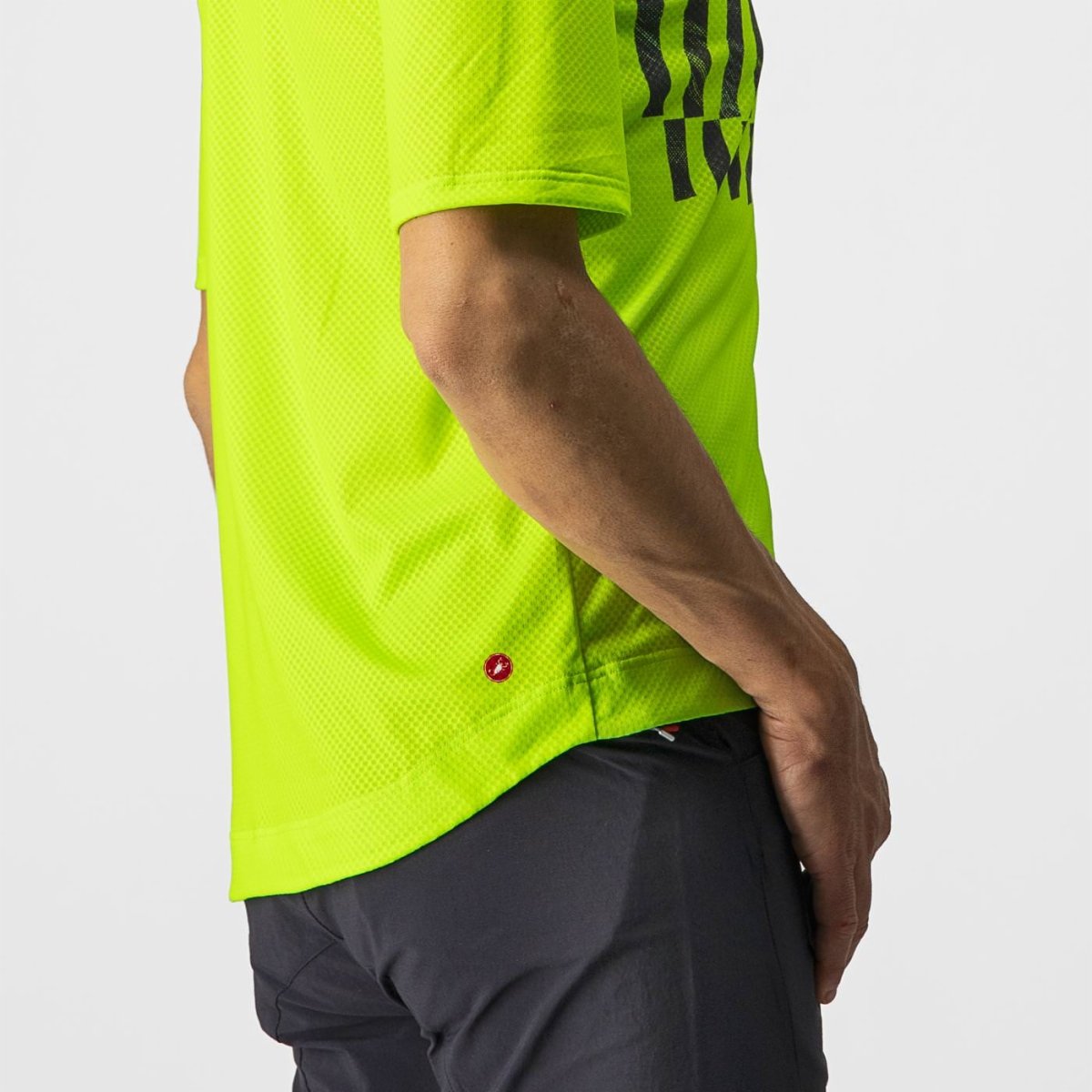 CASTELLI TRAIL TECH TEE ELECTRIC LIME/DARK LIME