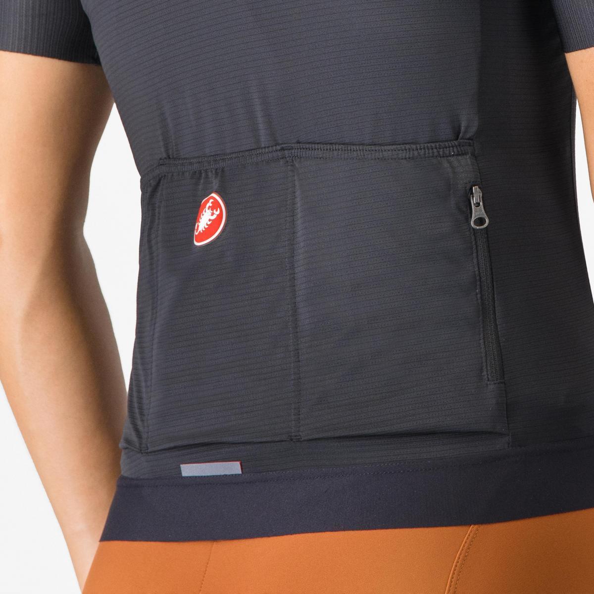 CASTELLI ESPRESSO W JERSEY LIGHT BLACK