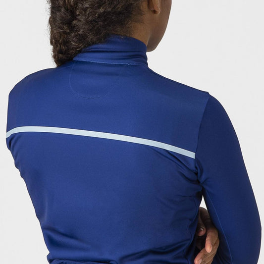 CASTELLI SINERGIA 2 JERSEY FZ SODALITE BLUE/STERLING BLUE (SMALL ONLY)