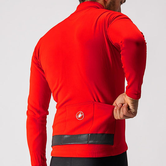 CASTELLI PURO 3 JERSEY RED/BLACK REFLEX