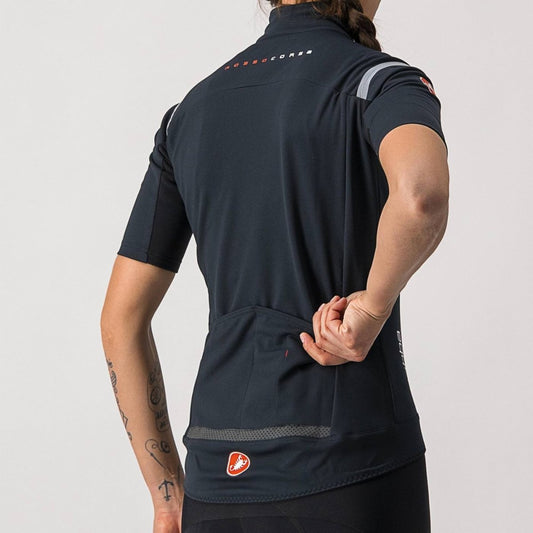 CASTELLI GABBA ROS WOMENS LIGHT BLACK/SILVER REFLEX