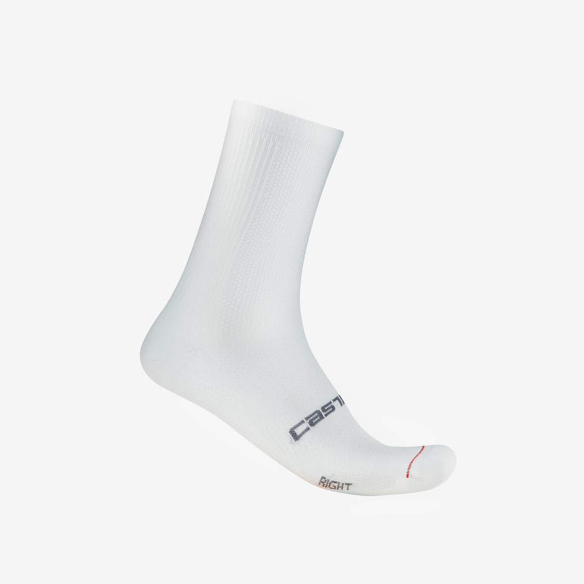CASTELLI ESPRESSO 18 SOCK WHITE