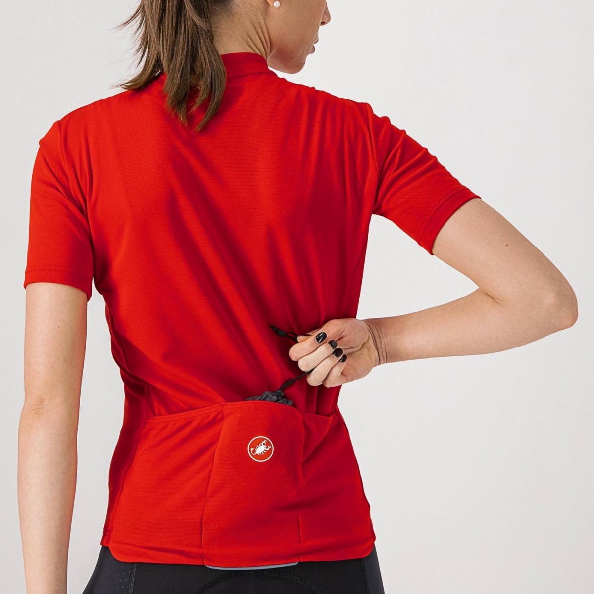 CASTELLI ARIA SHELL W JACKET DARK GRAY