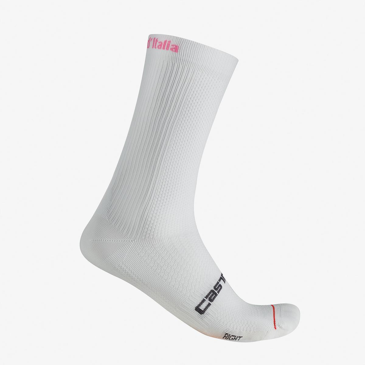 CASTELLI GIRO D'ITALIA SOCK 18 BIANCO