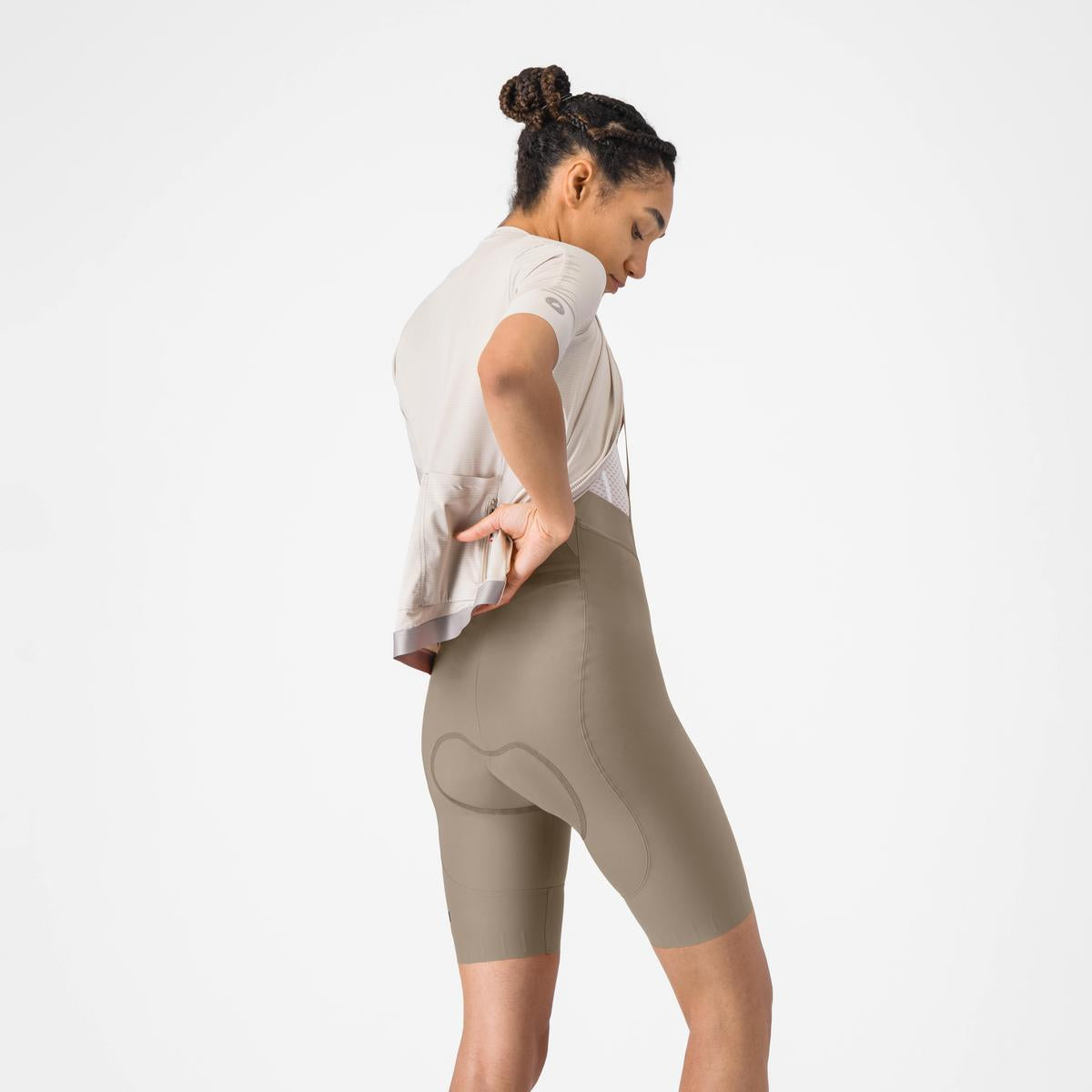 CASTELLI ESPRESSO 2 WOMENS DT BIBSHORT CLAY