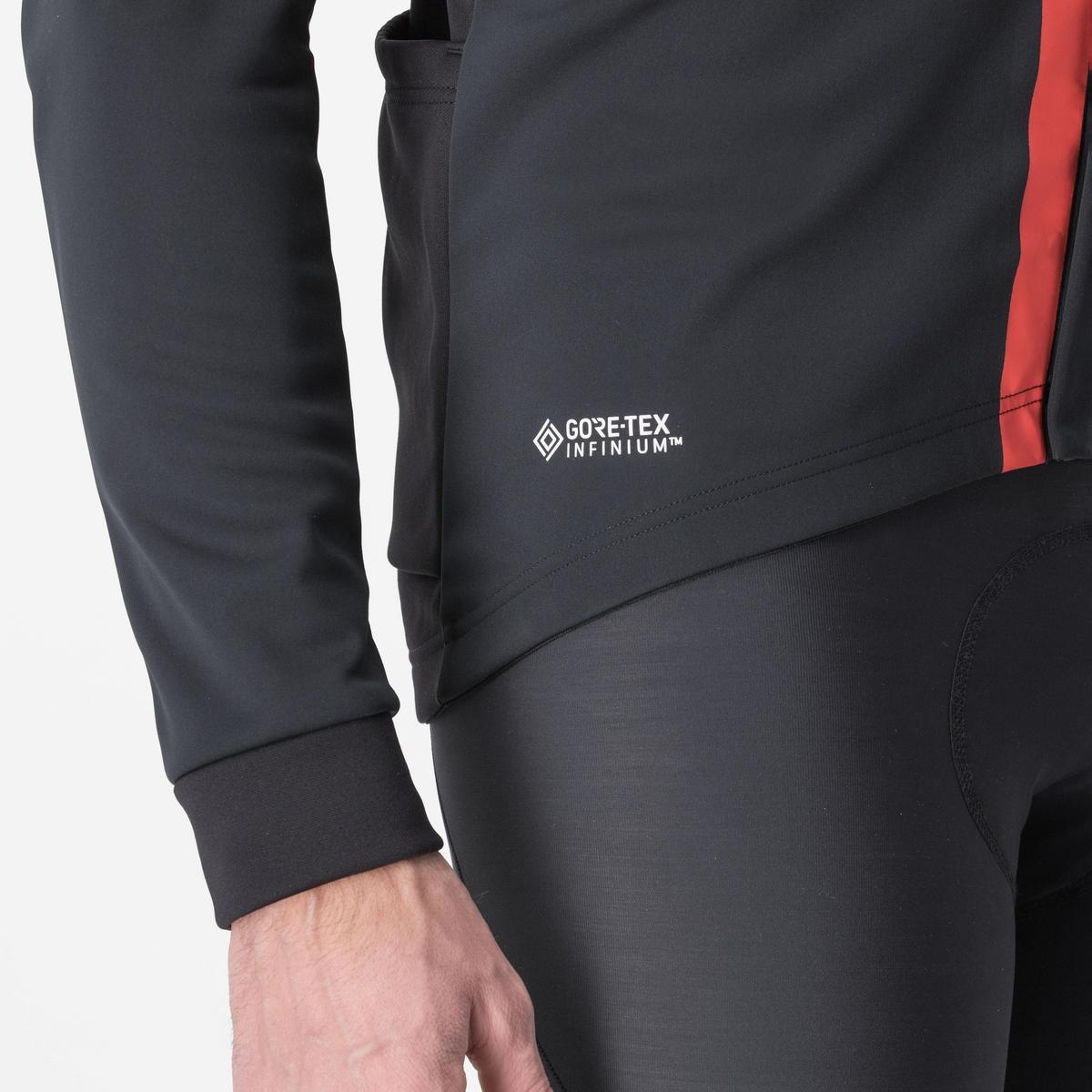 CASTELLI ENTRATA JACKET LIGHT BLACK/RED