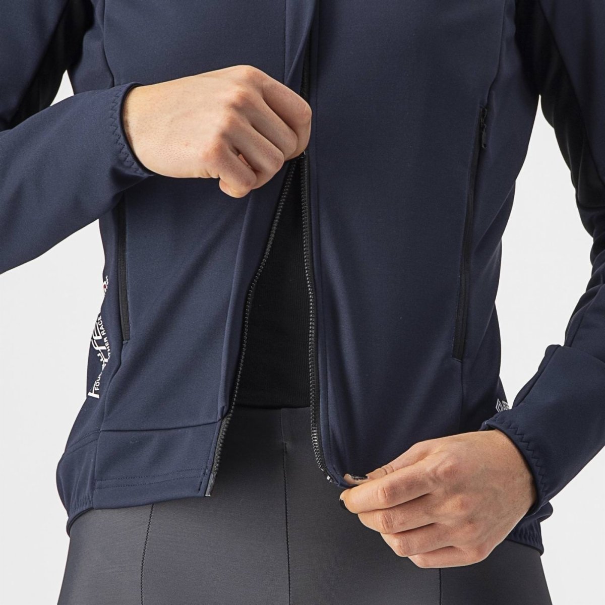 CASTELLI PERFETTO RoS 2 WOMENS JACKET SAVILE BLUE/SILVER REFLEX
