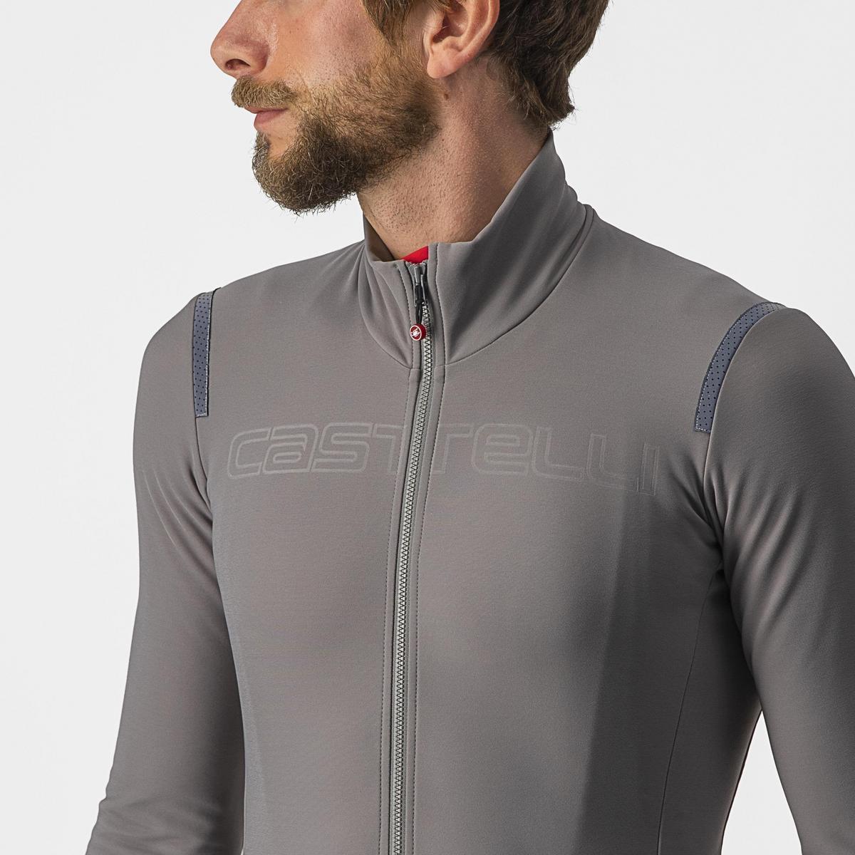 CASTELLI TUTTO NANO RoS JERSEY NICKEL GRAY