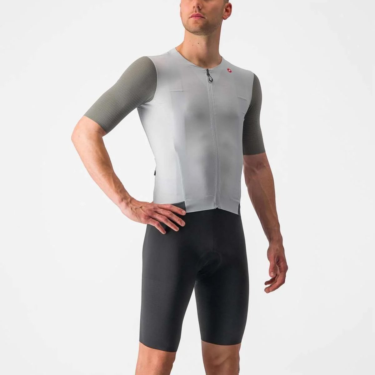 CASTELLI PREMIO BLACK JERSEY SILVER GRAY/SEDONA SAGE