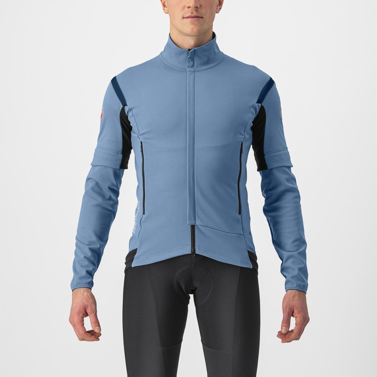 CASTELLI PERFETTO RoS 2 CONVERTIBLE JACKET STEEL BLUE/SAVILE BLUE ***MEDIUM ONLY***